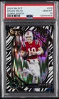 2024 PANINI SELECT ZEBRA SHOCK #218 DRAKE MAYE PSA 10