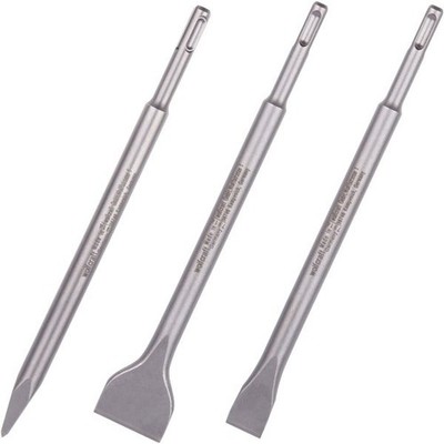 Wolfcraft Meißel-Set Länge 250 mm SDS plus 3-teilig  SDS-Meissel