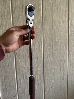 ICON 1/2 in. Drive Professional Long Reach Flex Head Ratchet with Comfort Grip