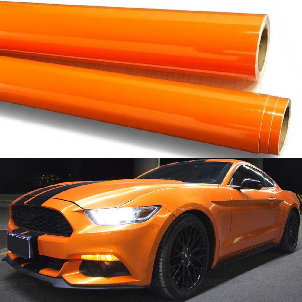Premium High Gloss Vinyl Film Car Wrap Sticker Decal DIY Bubble Free Air Release