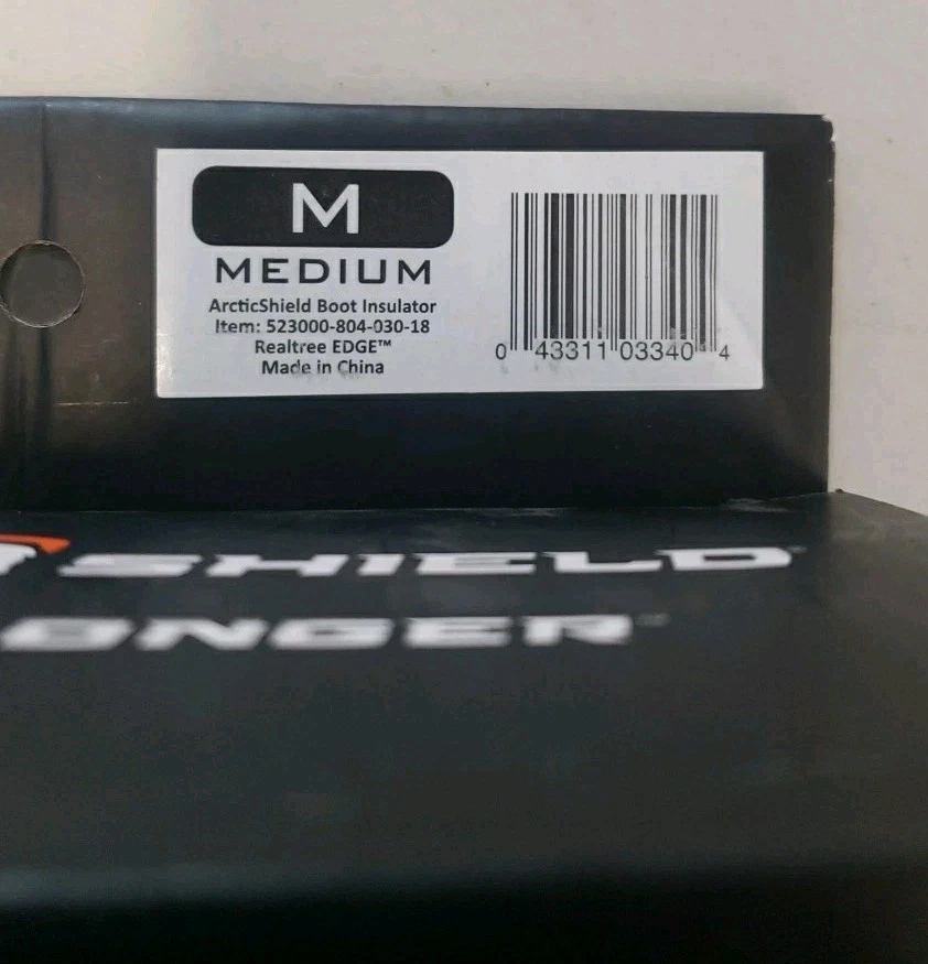 Изоляторы для ботинок ArcticShield Realtree Edge размер средний (мужские 8-9 женские 10-11) - Изображение 4 из 4
