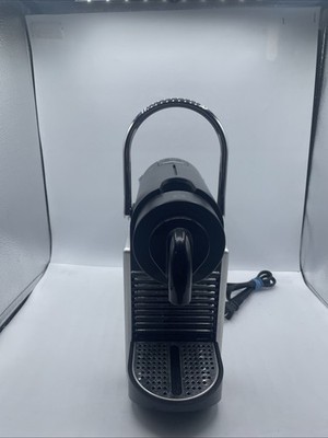 Nespresso DeLonghi EN124S Pixie Espresso Machine Black Silver Tested