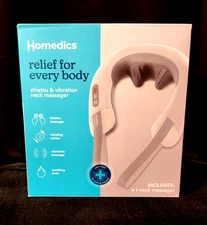 Homedics Shiatsu And Vibration Neck Massager with Heating (Chorded Version)