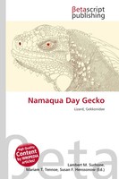 Lambert M. Surhone (U. A.) | Namaqua Day Gecko | Taschenbuch | Englisch (2026)