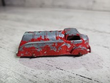 Vintage TOOTSIE TOYS Oil Tanker Delivery TRUCK Red Diecast TootsieToy 