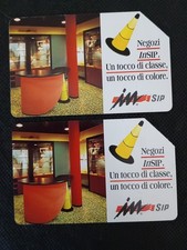 Schede Telefonkarte Sip Bilingue G. 39/40 "Negozi Insip Tocco di Classe". 