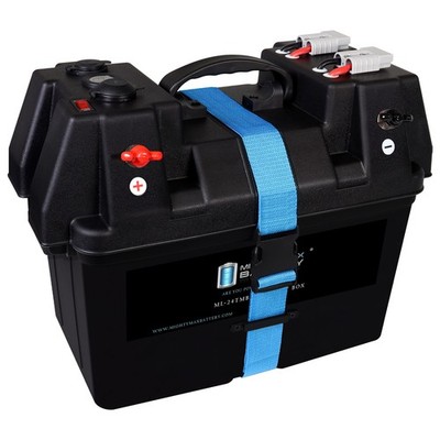 Mighty Max Group 24 Smart Battery Box 12V Power center for JohnDeere Aerator 800