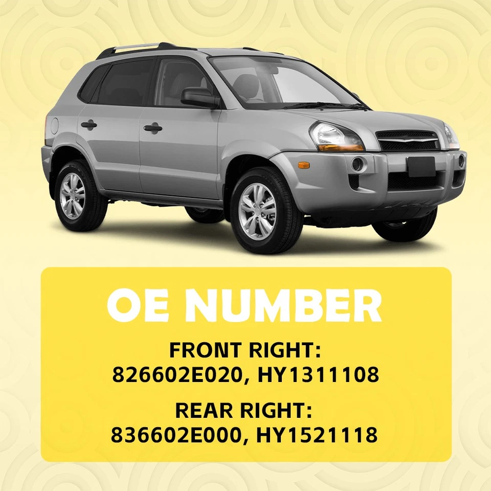 Подходит для Hyundai Tucson 2005-2009 годов выпуска внешняя наружная дверная ручка передняя задняя правая 2X - Изображение 3 из 4