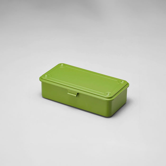 Boîte Toyo Steel T-190 en acier vert matcha, artisanat japonais