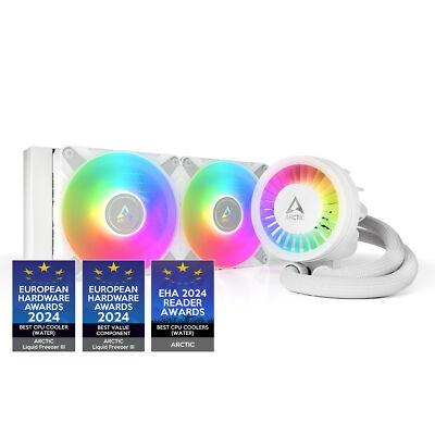ARCTIC Liquid Freezer III 240 A-RGB white PC Water Cooler AIO  Cooling CPU
