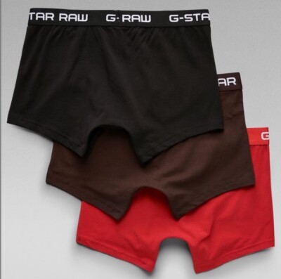 G-STAR 3ER PACK OAK - Boxershort - schwarz/zwart