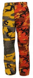 Naranja Amarillo Dos Tonos Pantalones Camo Militar BDU Cargo Fatiga Pantalón  Rothco 1830 | eBay
