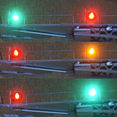 Ho Trestle Bridge HO/OO Scale Cantilever Signal Bridge With Searchlight ...