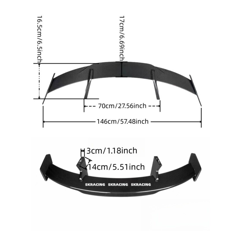 For Nissan Teana Altima 2016-2023 Real Carbon Fiber Rear Trunk Lip