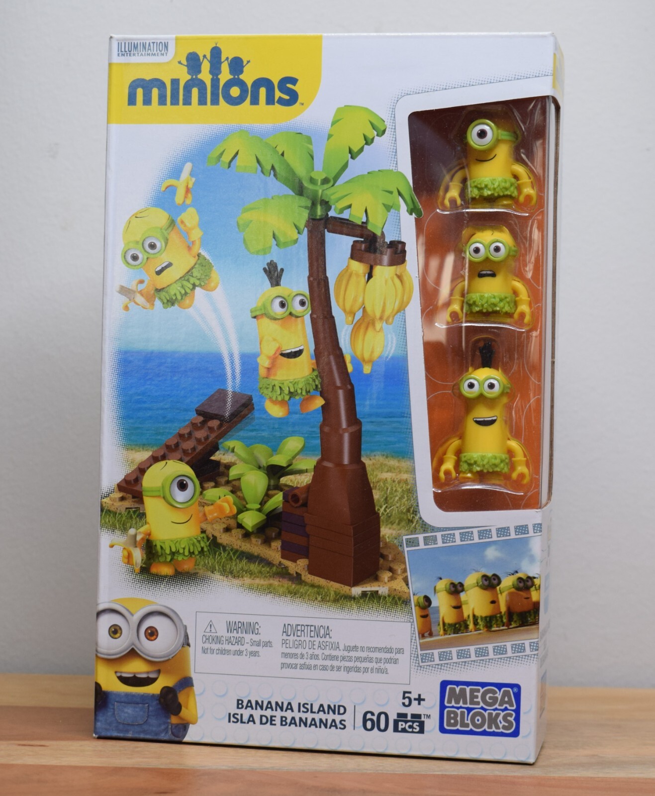 Mega Bloks Minions Movie Banana Island Building Set 60pc Playset