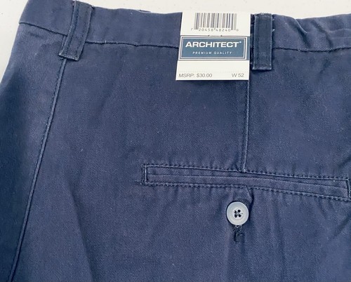 Architect Premium Qualität Herren Cargo Kurzgröße - 52 dunkelmarine Neu mit Etikett - Bild 2 von 4