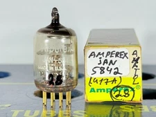 Amperex 5842 417A NOS Gold Pin Tested Strong Tube
