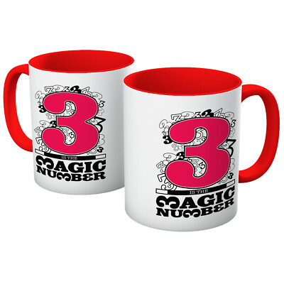 3 IS THE MAGIC NUMBER DE LA SOUL HIP HOP TRIO TRACK TASSE IN VERSCHIEDENEN FARBEN