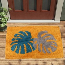 Cotton Anti Skip mat for Living Room, Door mat for Home Entrance (40 x 60 cm)