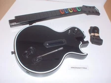 Guitar Hero Les Paul Wireless Guitar -Sony Playstation 3 PS3 w/ Strap- No Dongle