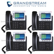 4 Grandstream GXP2140 Enterprise IP Phone 4 Line 4 SIP Conferencing Gigabit