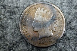 Estate Find 1890 - Indian Head Cent!!   #J07919