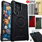 For Samsung Galaxy S25/Ultra/S25+  Magnetic Case Cover Privacy Screen Protector