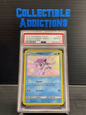 Pokemon Alolan Vulpix Hidden Fates Holo Rare Shiny Sv8 Psa 10 Gem Mint T316