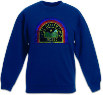 USCSS NOSTROMO PATCH Kinder Pullover Alien Prometheus Weyland Yutani Logo Symbol