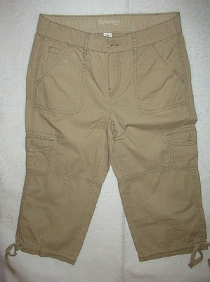 ladies cropped cargo pants