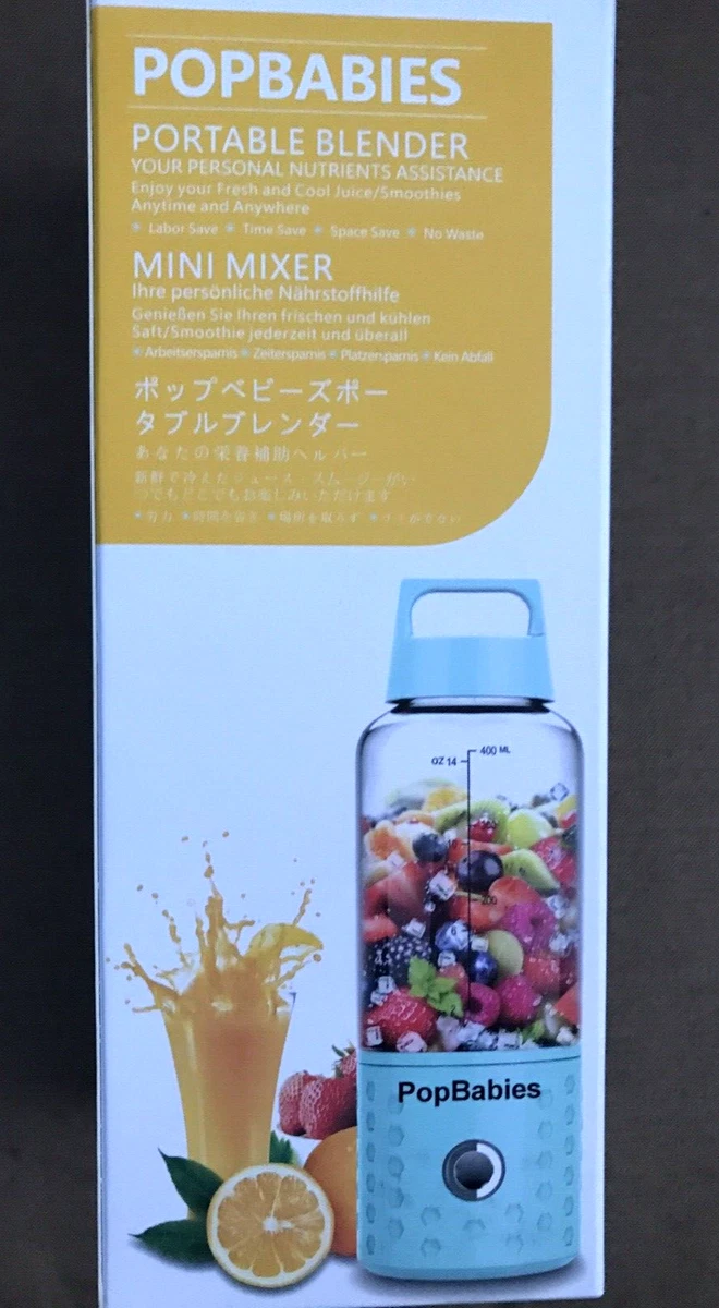 Popbabies personal smoothie 2024 blender portable blender