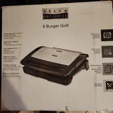 Brand New Bella Pro Series 6 Burger Grill (TSK-C267G)