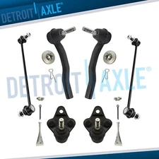 Front Lower Tie Rods Sway Bars Ball Joints for Lexus CT200h Toyota Prius Plug-In