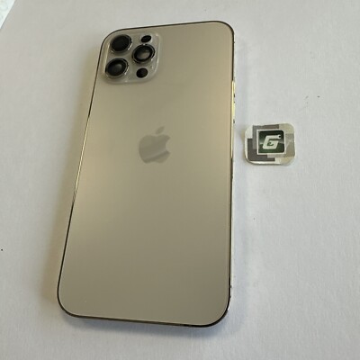 Apple iPhone 12 Pro Genuine OEM Bare Housing Gold *B Grade* NOT MAX
