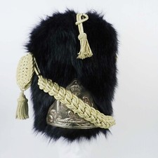 Cappello Napoleonico per Fanteria di Guardia, Ufficiale Shako Fatto a Mano