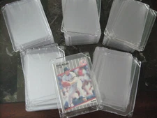 47 Sportscard Recessed Snap Holders PLUS 90 Used Toploaders
