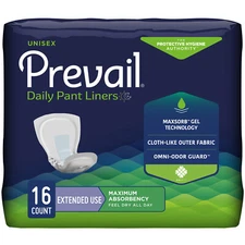 48 Ct Prevail Pant Liners Incontinence Liner Diaper Booster Pad 28" Heavy Absorb