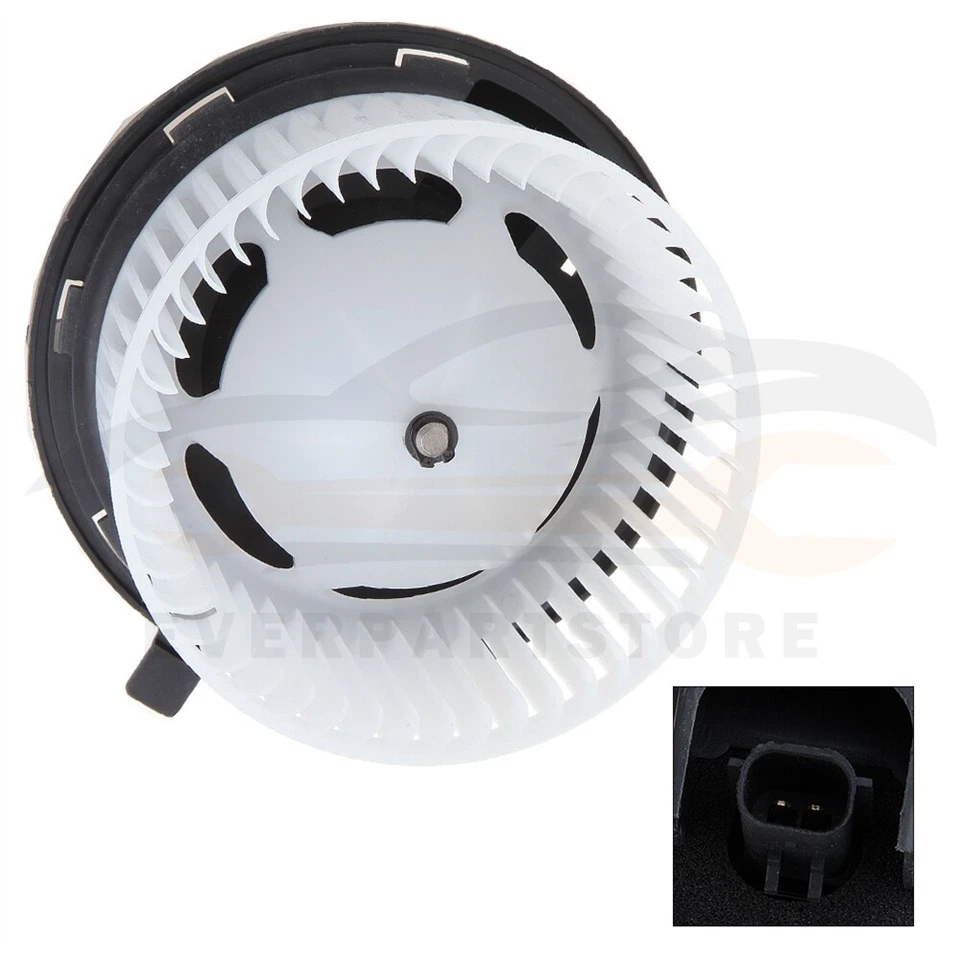 Motor soplador de calefacción HVAC con jaula de ventilador para Jeep Wrangler 2002-2006 y TJ 5139720AA Foto 2 de 4
