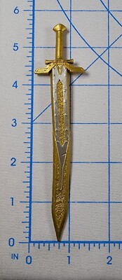 DC Multiverse Gold Sword Prop Fodder 7'' 1/10 Scale Todd McFarlane Wonder Woman
