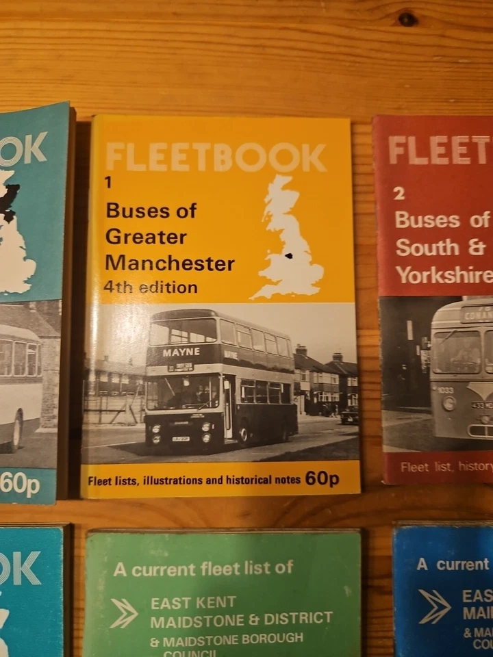 Vintage Job Lot 9 1970's Fleetbooks Buses - Image 3 of 4