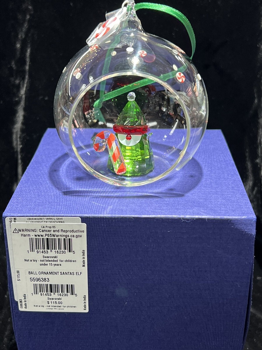 Swarovski Ball Ornament Santa's Elf #5596383 | eBay