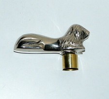 Brass Handle Lion Head Style Handle For Top Topper Vintage Walking Stick Cane