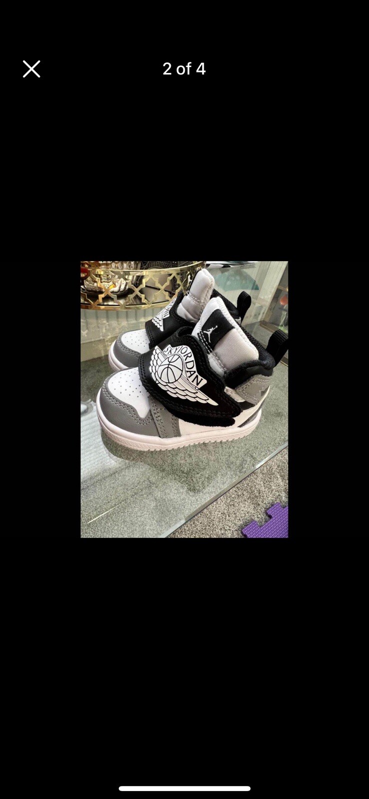 PONY Scarpe Nike Air Jodan Sky Crib taglia uk 2 5