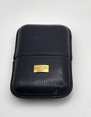 ST DUPONT BLACK LEATHER LIGHTER CASE POUCH LINE 2 L2 GATSBY DEFI W
