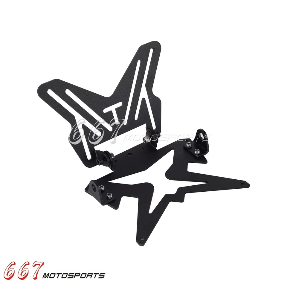 License Plate Bracket Holder Hanger Tail Tidy For Honda Suzuki Yamaha Universal — 第 4/4 张图片