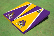 East Carolina University Alternating Triangle Cornhole Boards
