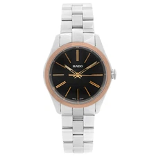 Rado Hyperchrome Women's Black Dial Swiss Watch - R32976163 ($1550 MSRP)