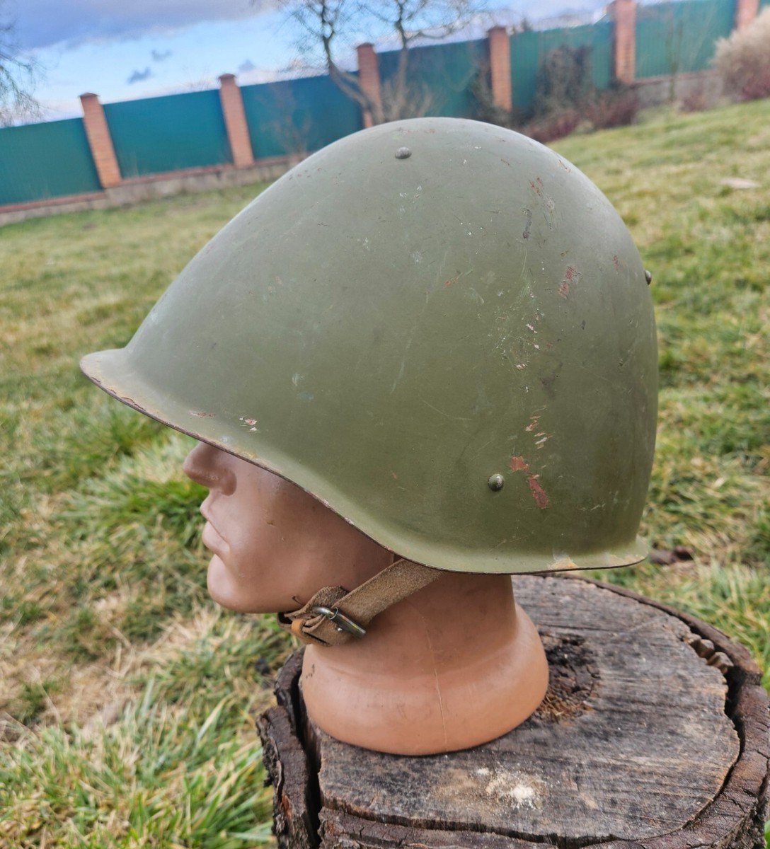 Original USSR Military Army Combat Helmet SSh 68 Type Steel Big