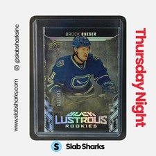 2017 UPPER DECK SPX #LR-BB BROCK BOESER UD BLACK LUSTROUS ROOKIES RC ROOKIE /299