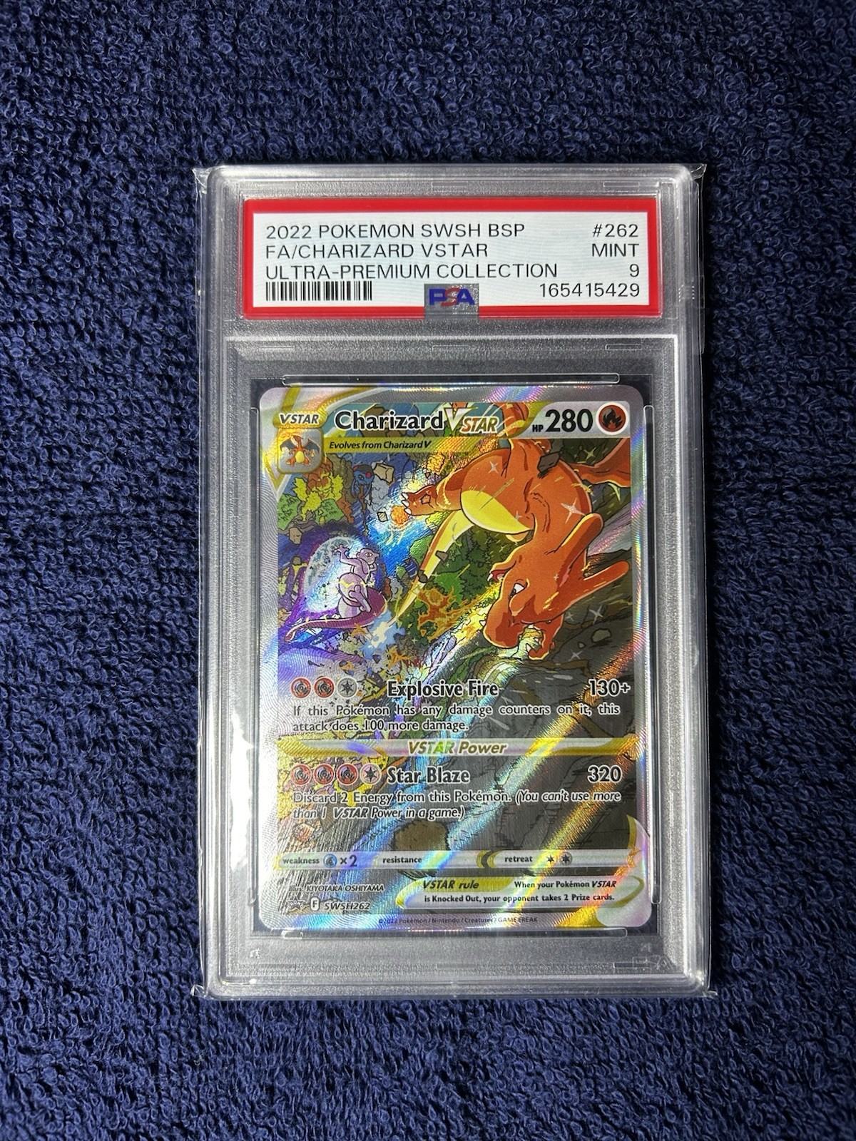 Pokemon 2022 BSP FA Charizard VSTAR Ultra-Premium Collection SWSH262 PSA Mint 9